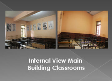 Internal view main building classrooms