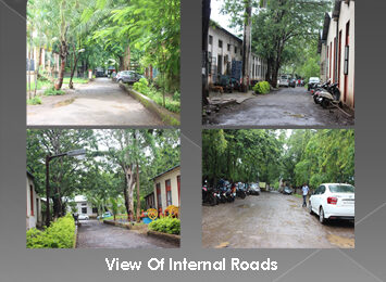 View of internal roads