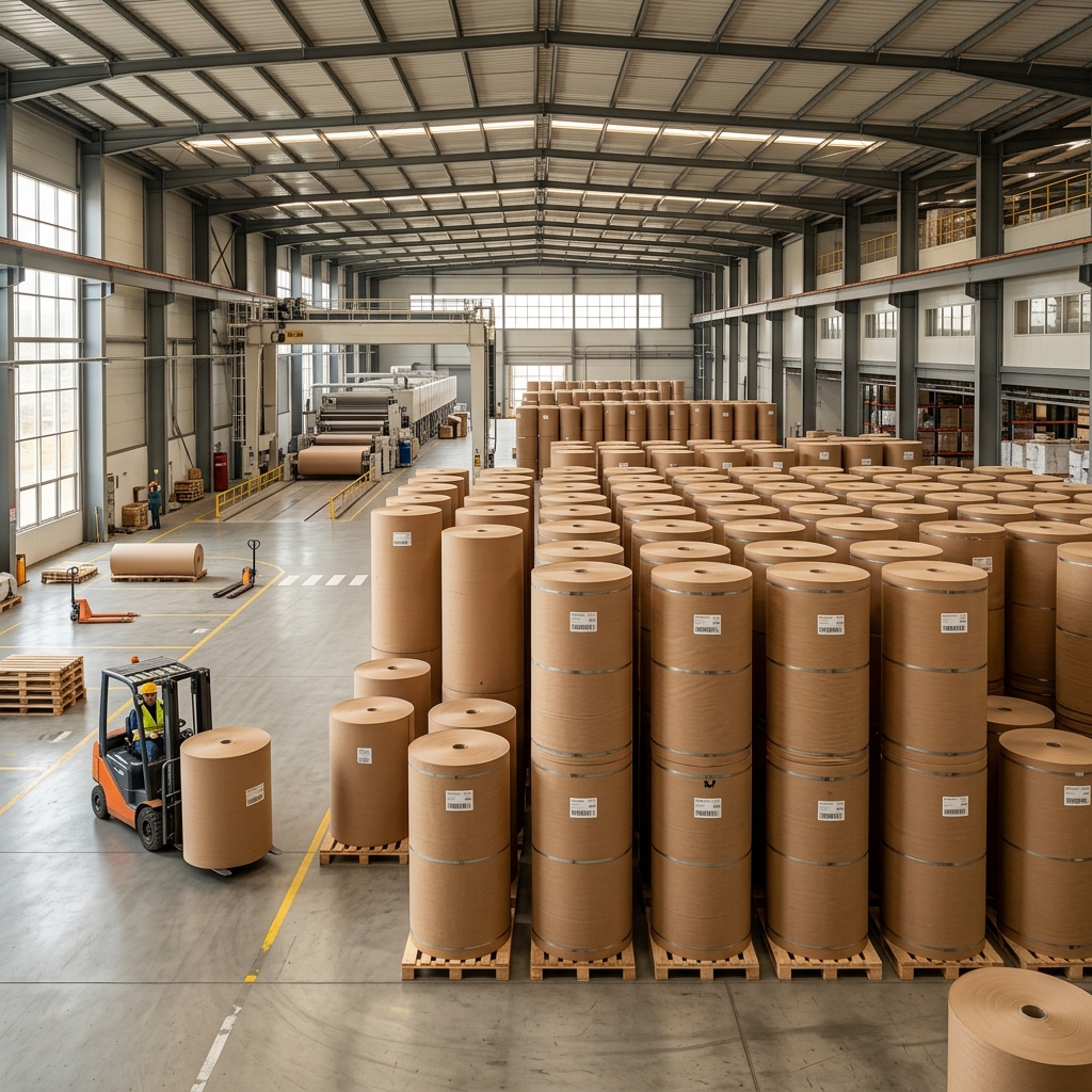 Industrial Kraft Paper Reels Manufacturing